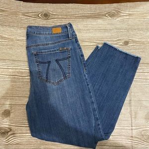 Seven7 Straight Leg Crop Jeans Size 8